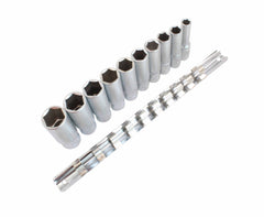 Set chiavi a bussola lunghe, 3/8 8–19 mm 9 pezzi