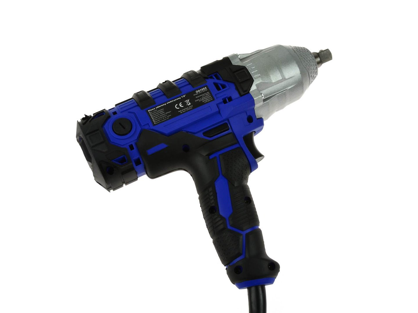 Avvitatore a impulsi a batteria 1/2", 450 Nm 230 V, avvitatore elettrico bussole, ideale per auto, camion, garage, officina, Geko