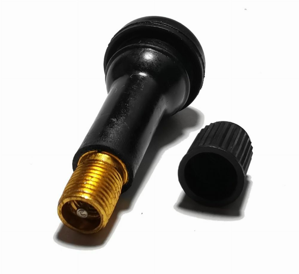Valvole di gomma per pneumatici, set di 100 valvole tubeless TR414 Tuv