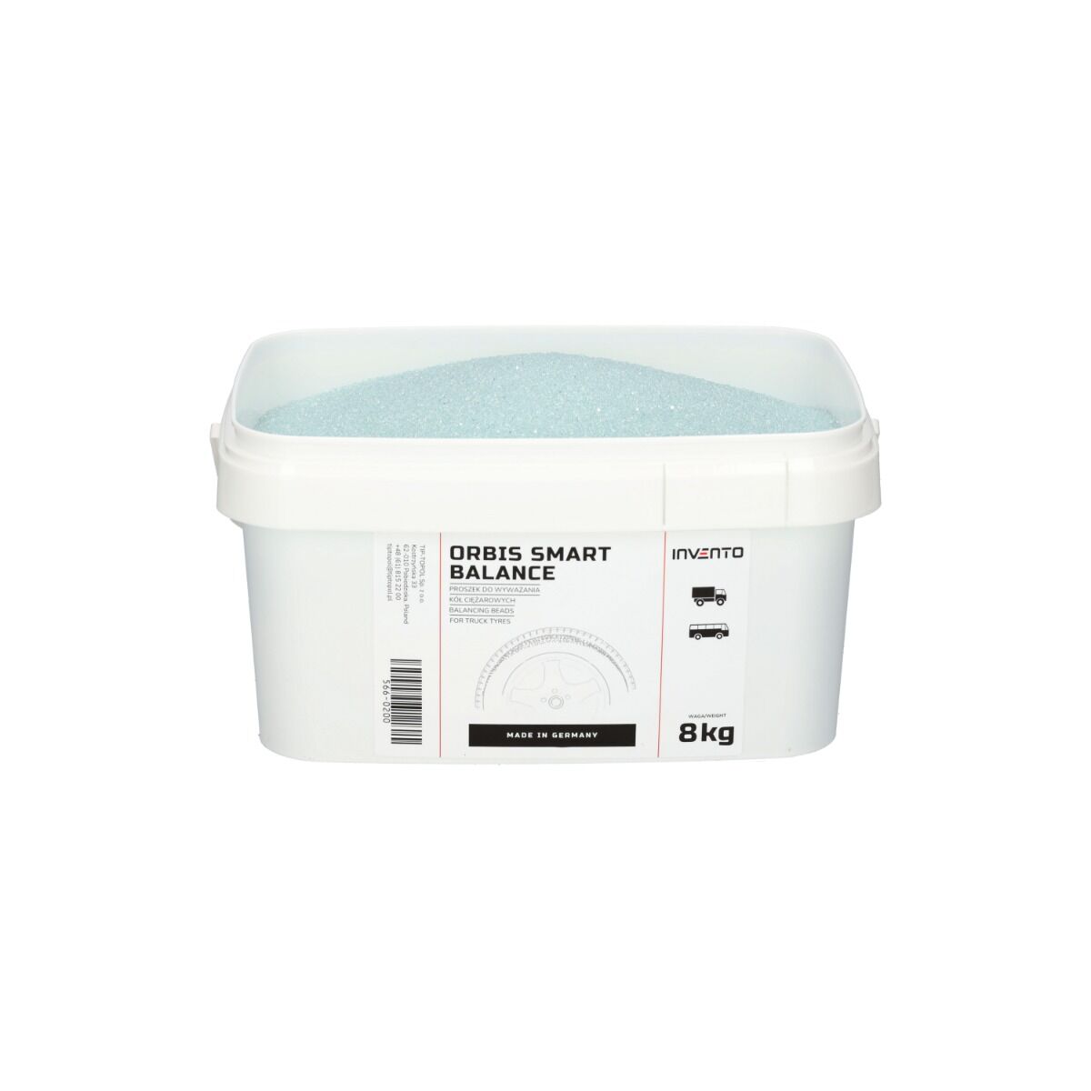 Polvere granulare per equilibratura camion 8kg Invento