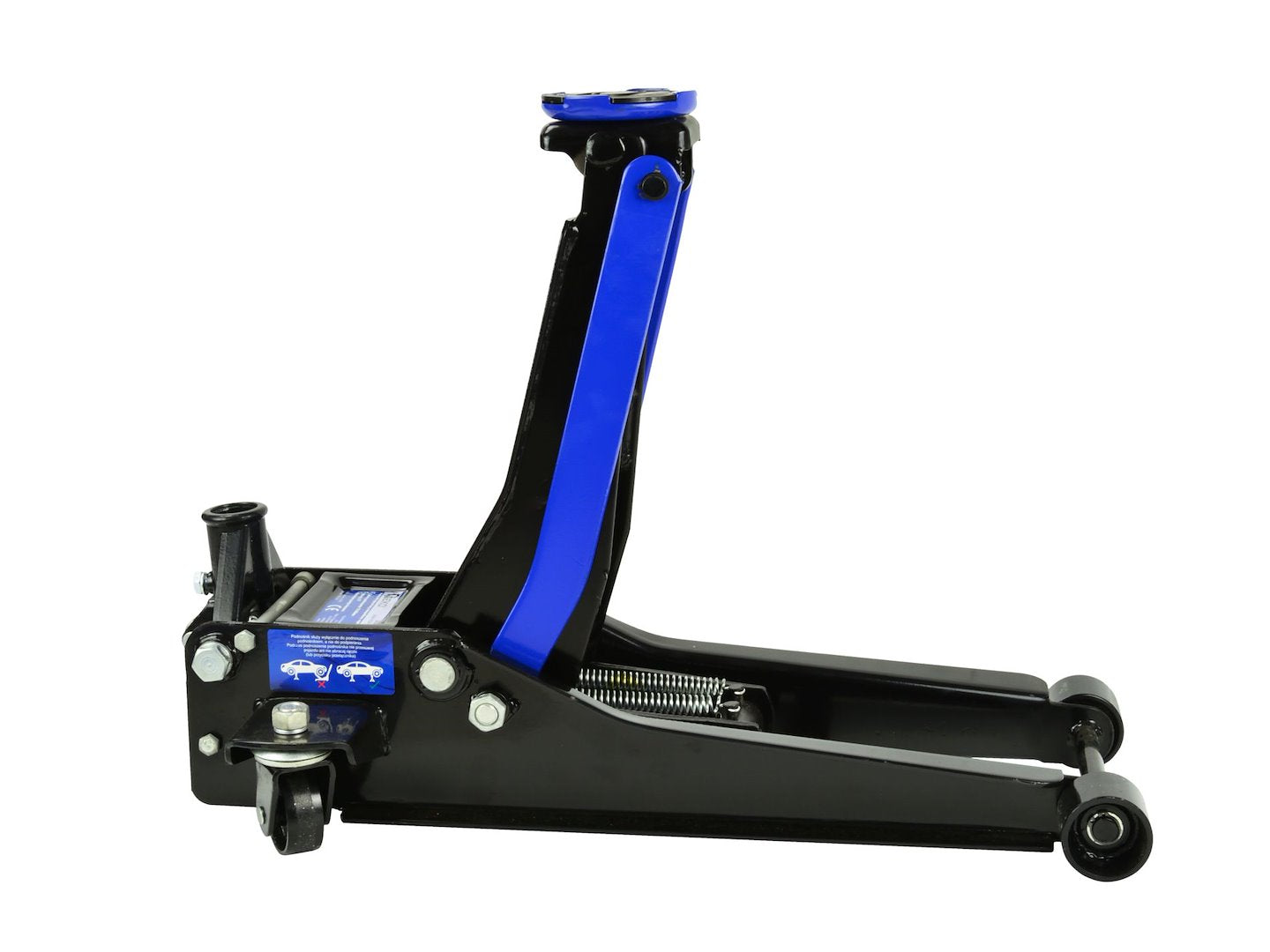 Cric sollevatore idraulico a carrello profilo basso 3T, 75–500 mm, Geko