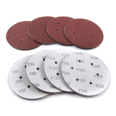 Dischi abrasivi 150mm dischi carta abrasiva kit di levigatura dischetti abrasivi, per lucidatura dischi abrasivi a grana diversa, per metallo e legno 40 pezzi