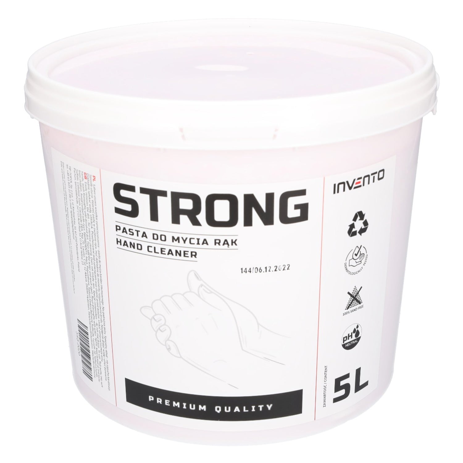 Pasta detergente per le mani 5 l Strong Invento