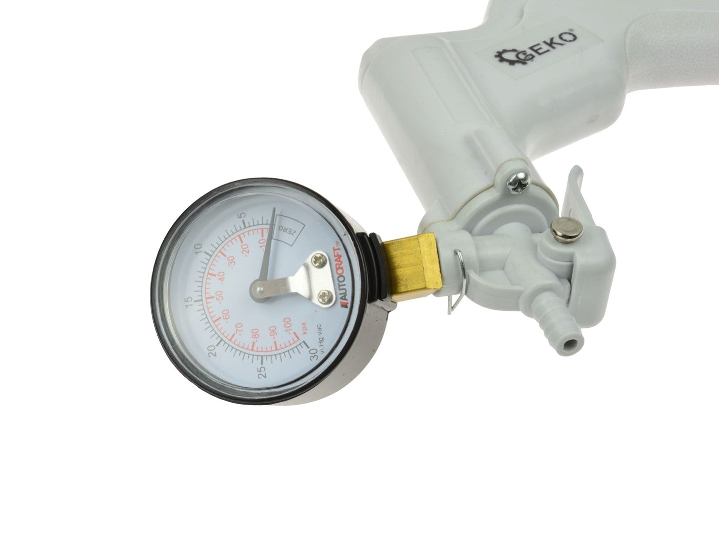 Pompa a vuoto manuale ,pompa con vacuometro per liquido freni, tester del vuoto Geko