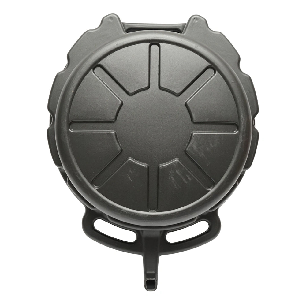 Vaschetta recupero liquidi professionale per cambio olio auto, vaschetta di raccolta universale multiuso, officina, bacinella raccolta con tappo scarico, 15 l