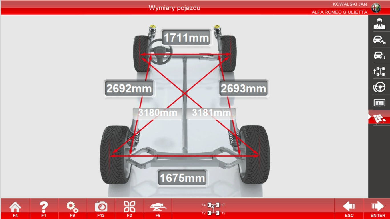 Strumento di bilanciamento delle ruote,strumento per la convergenza ruote auto 3D INVENTO S400