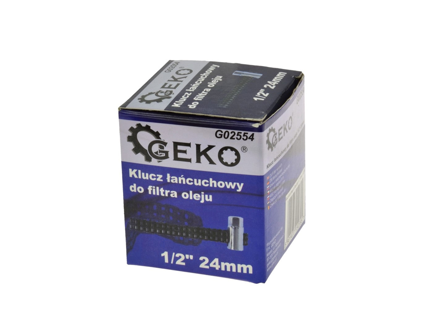Chiave a catena doppia per filtri olio, con bussola attacco quadro da 1/2", ideale per sostituire i filtri dell'olio, per filtro olio diametro 130mm