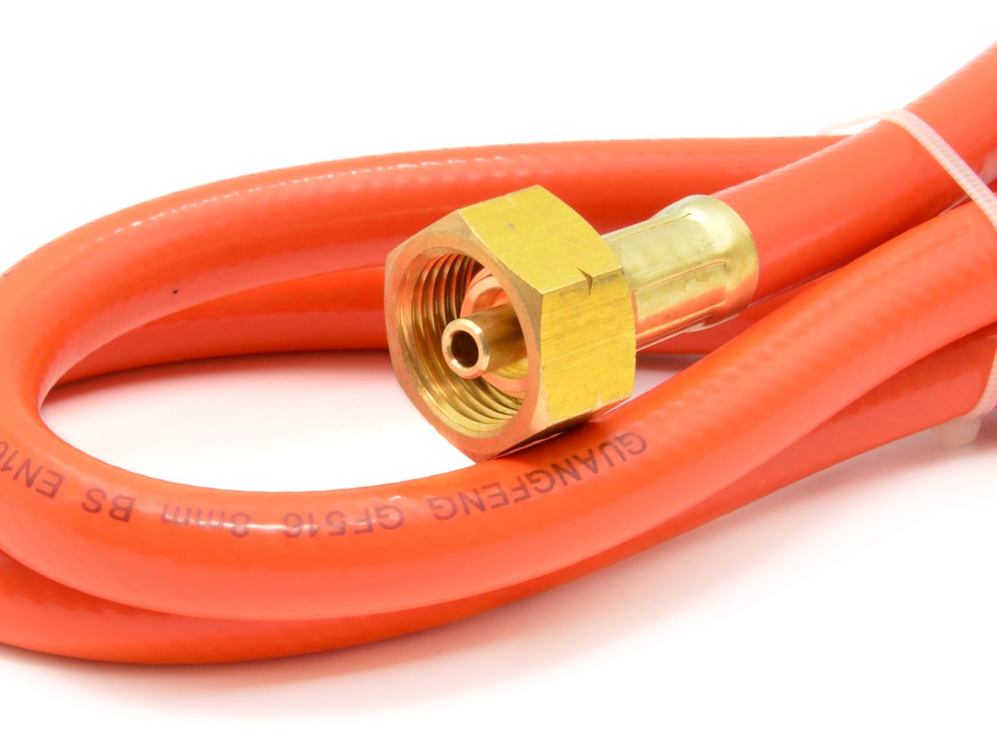 Tubo gas 1,5 m con attacco gw 3/8" w21,8 mm Geko