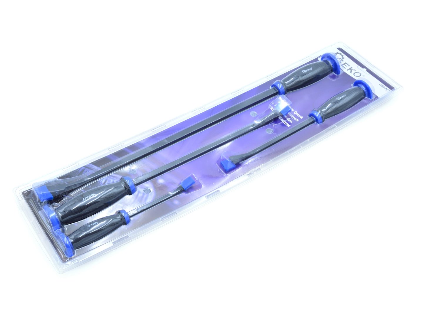 Set levachiodi leve piede di porco leva chiodi officine meccaniche gommista, set 4 pezzi leve leva a barra piede di porco solleva manico antiscivolo, 200-600 mm