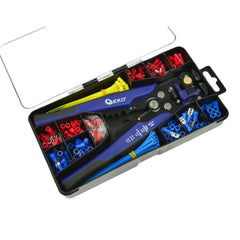 Pinza crimpatrice capicorda, puntalini elettrici a crimpare con 260 capicorda isolati - capicorda elettrici a crimpare per terminali elettrici 0.2–6 mm fai da te