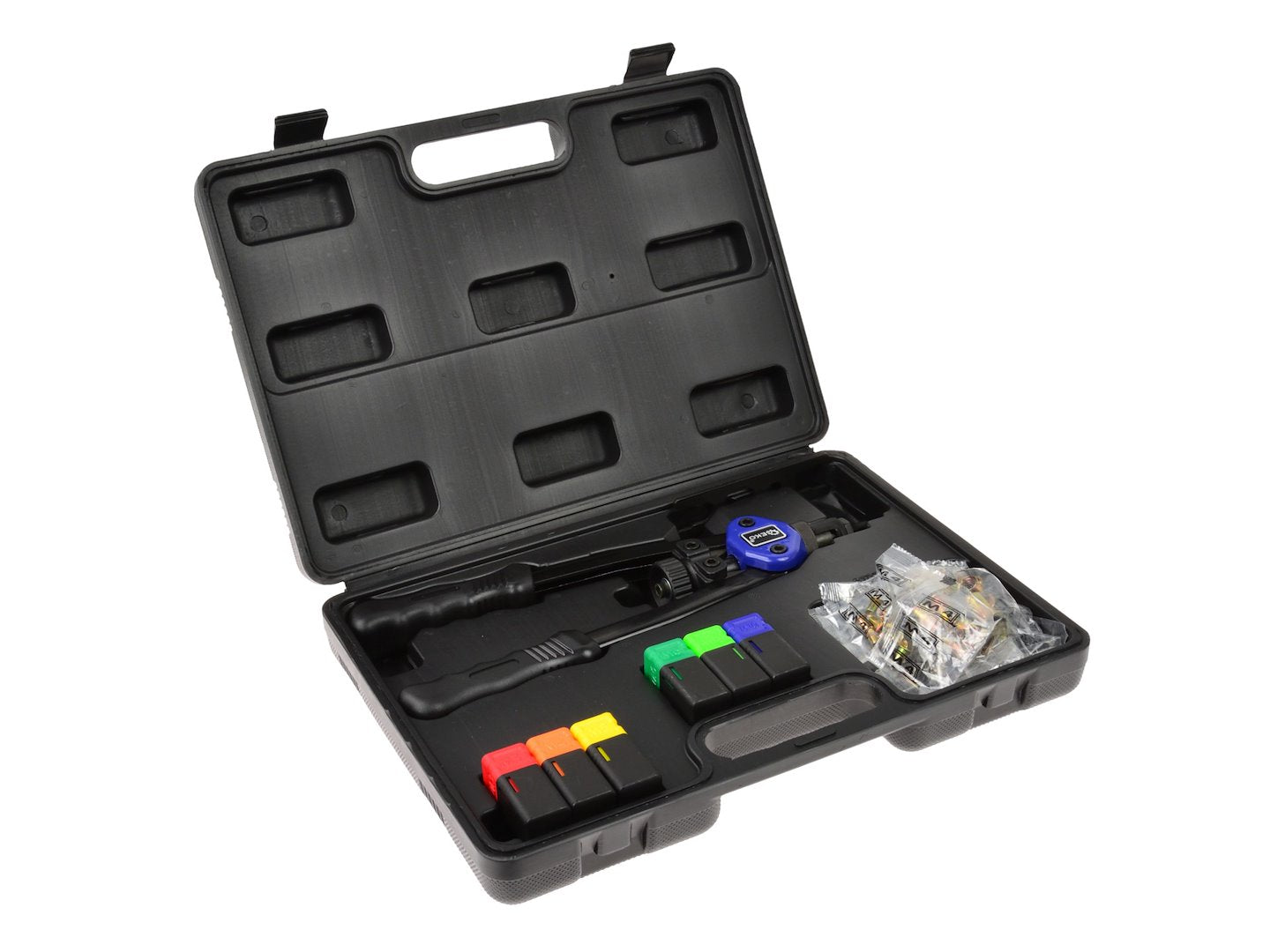 Set pinza professionale per rivettatura rivetti a strappo e inserti filettati, kit rivettatrice manuale M3-M10 Geko