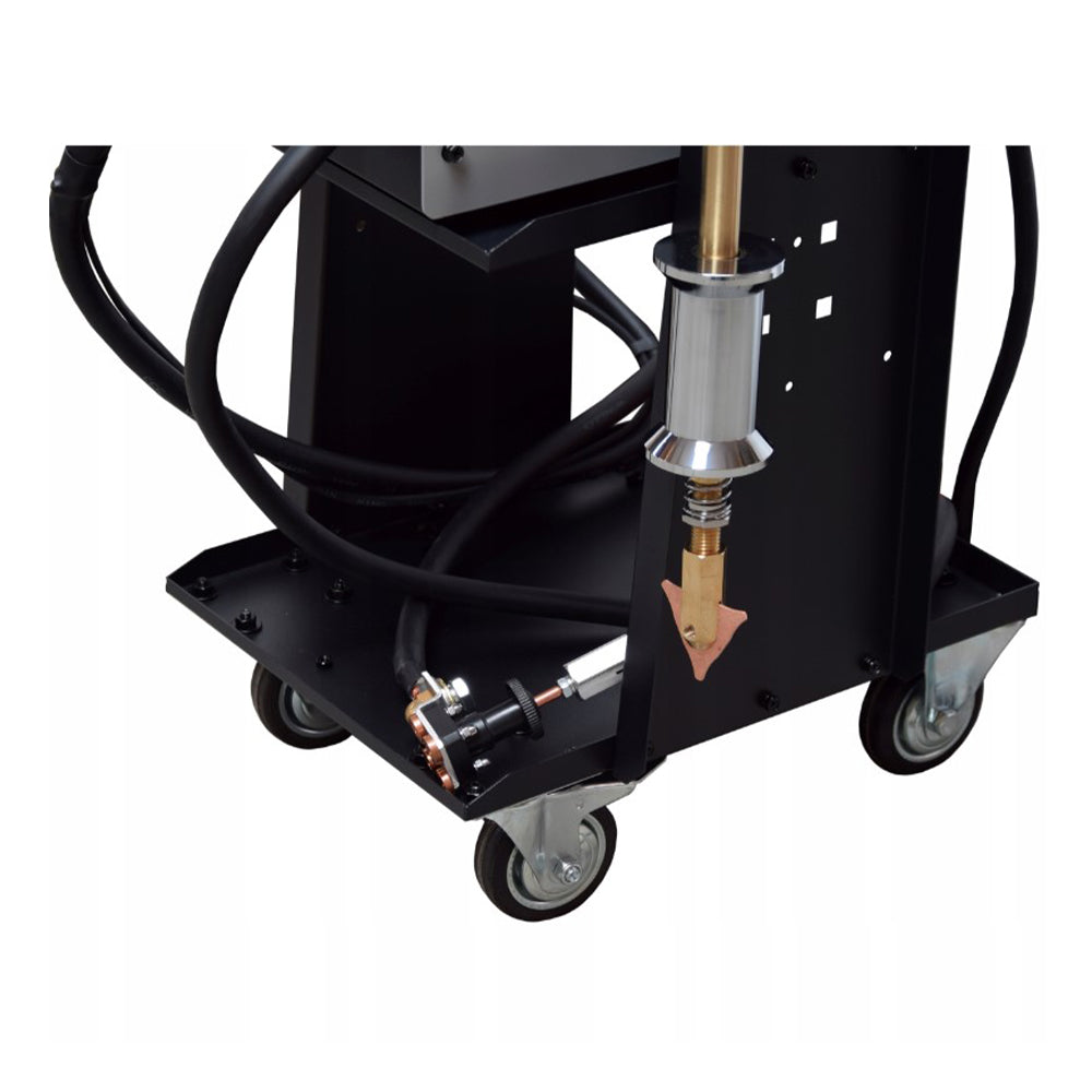 Kit estrattore per carrozzeria 230 V, stazione saldatrice per rimozione ammaccature a punti 5 modalità di saldatura, kit di strumento per riparazione ammaccature carrozzeria per auto camion moto