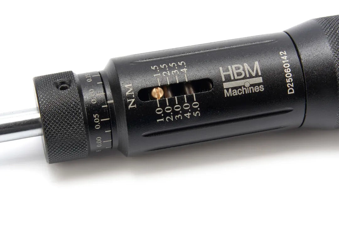 Cacciavite dinamometrico, 1-5 nm, 1/4" cacciavite dinamometrico regolabile, kit chiavi dinamometriche e punte-inserti per riparazione biciclette officina, riparazioni domestiche Hbm