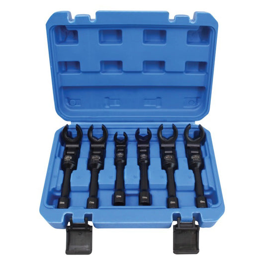 Set bussole snodate 3/8'' per tubazioni e condotti auto, 12-19 mm, 6 pezzi