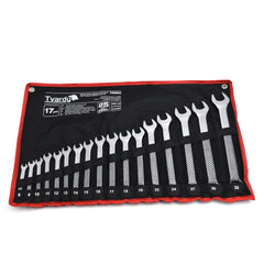 Set chiavi combinate anello e forchetta, chiavi inglesi, professionali, 8–32 mm, 17 pezzi, Tvardy