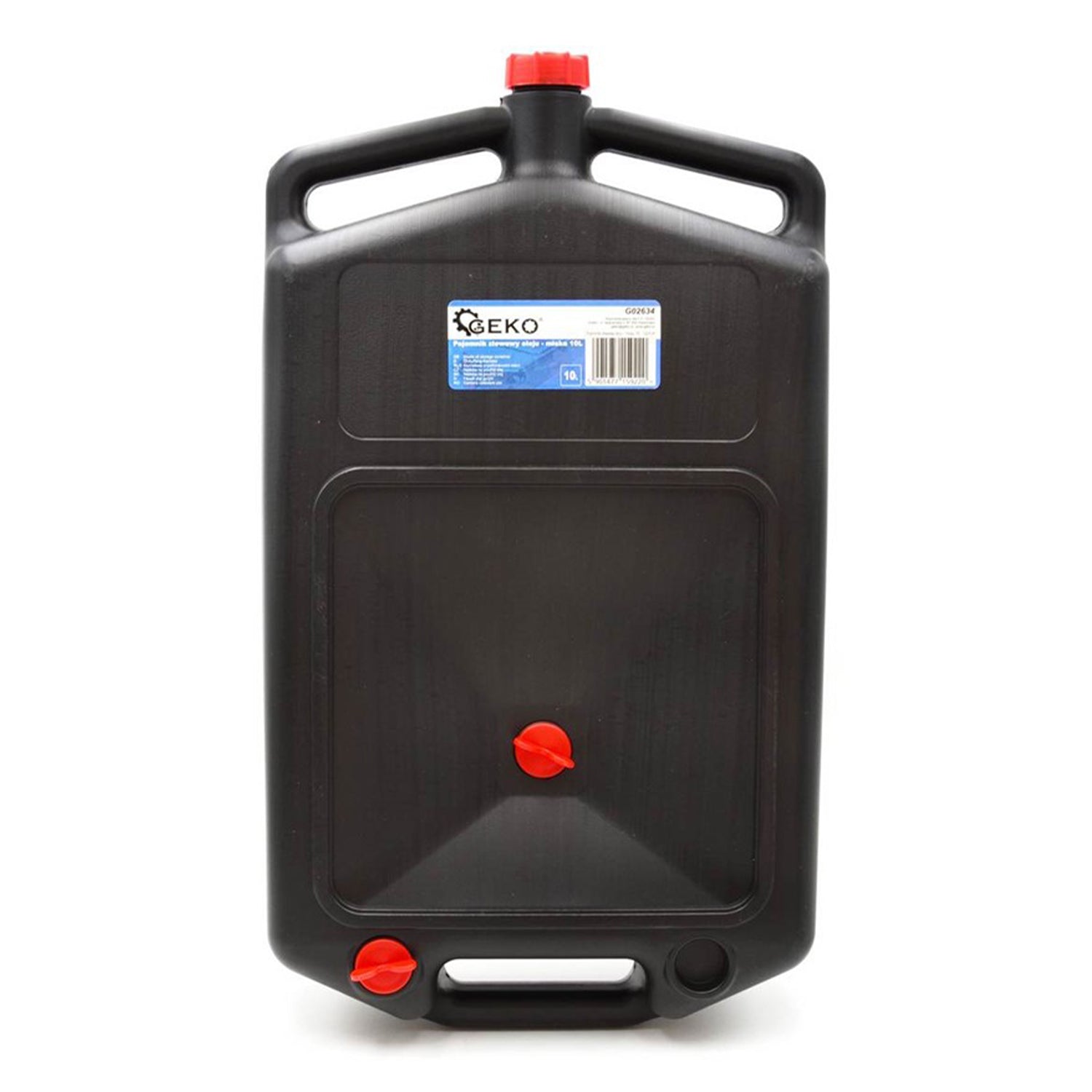 Vaschetta recupero liquidi professionale per cambio olio auto, vaschetta di raccolta universale multiuso resistente, per uso universale e officina, bacinella raccolta con tappo scarico, 10 l