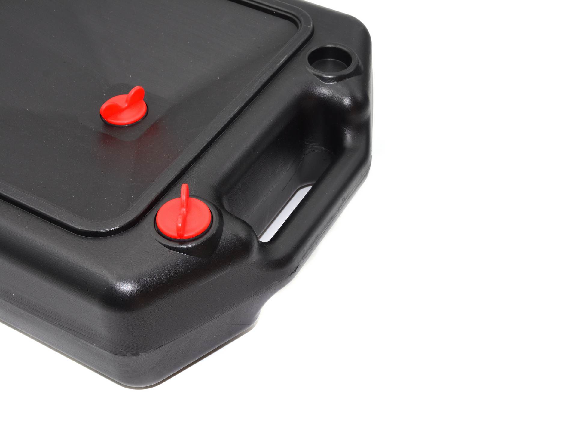 Vaschetta recupero liquidi professionale per cambio olio auto, vaschetta di raccolta universale multiuso resistente, per uso universale e officina, bacinella raccolta con tappo scarico, 10 l