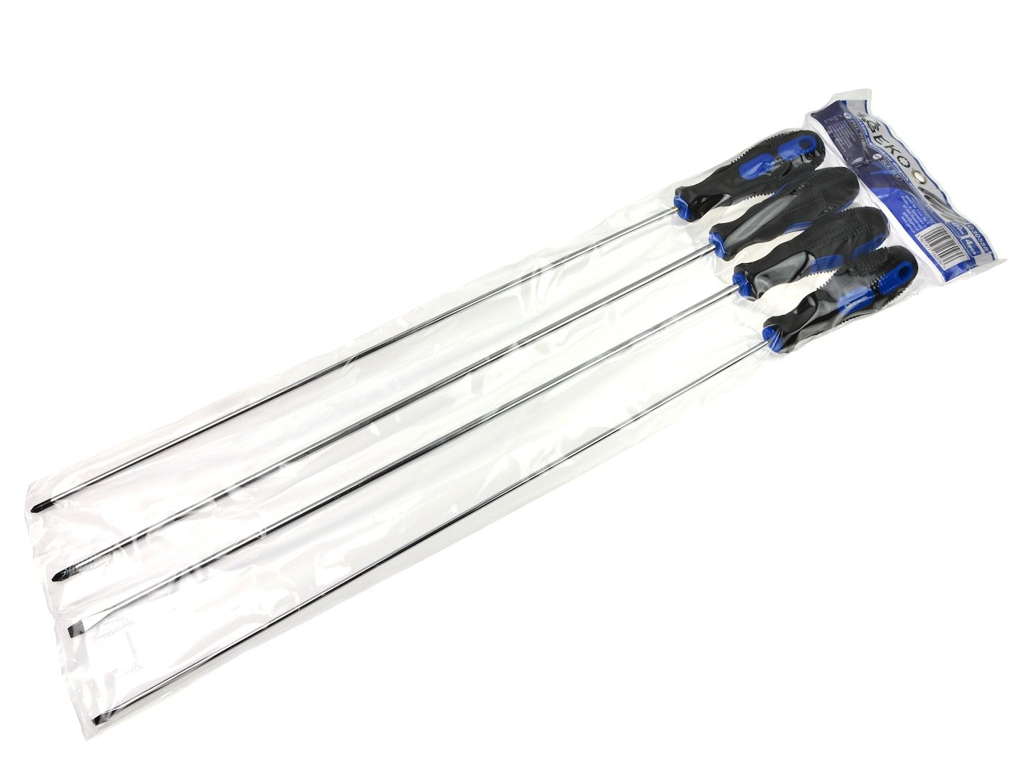 Set di 4 cacciaviti professionali - extra lunghe 450 mm, con comoda impugnatura