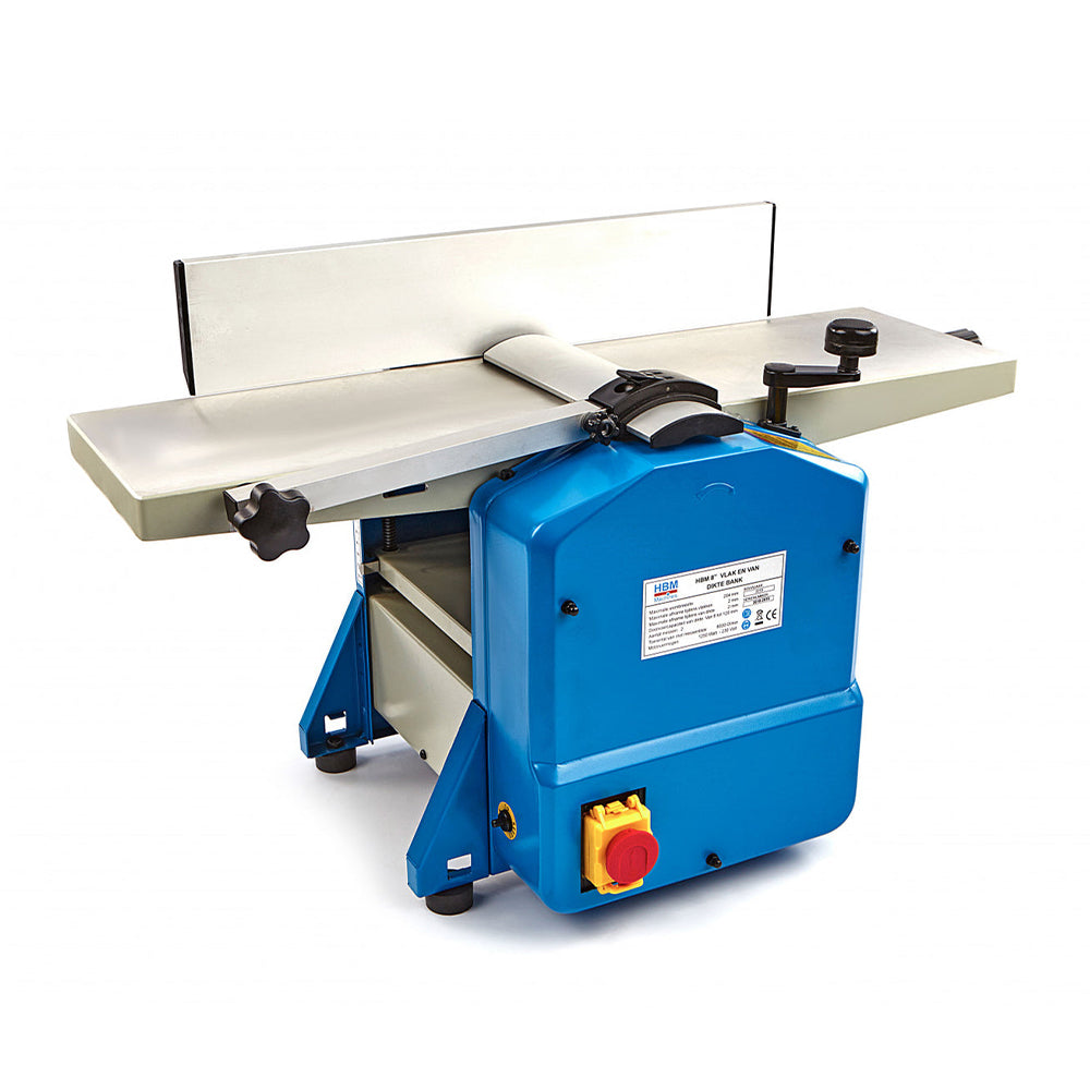 Macchina per piallatura e spessoratura,piallatrice 8" 1250w 1.5cp 8000rpm