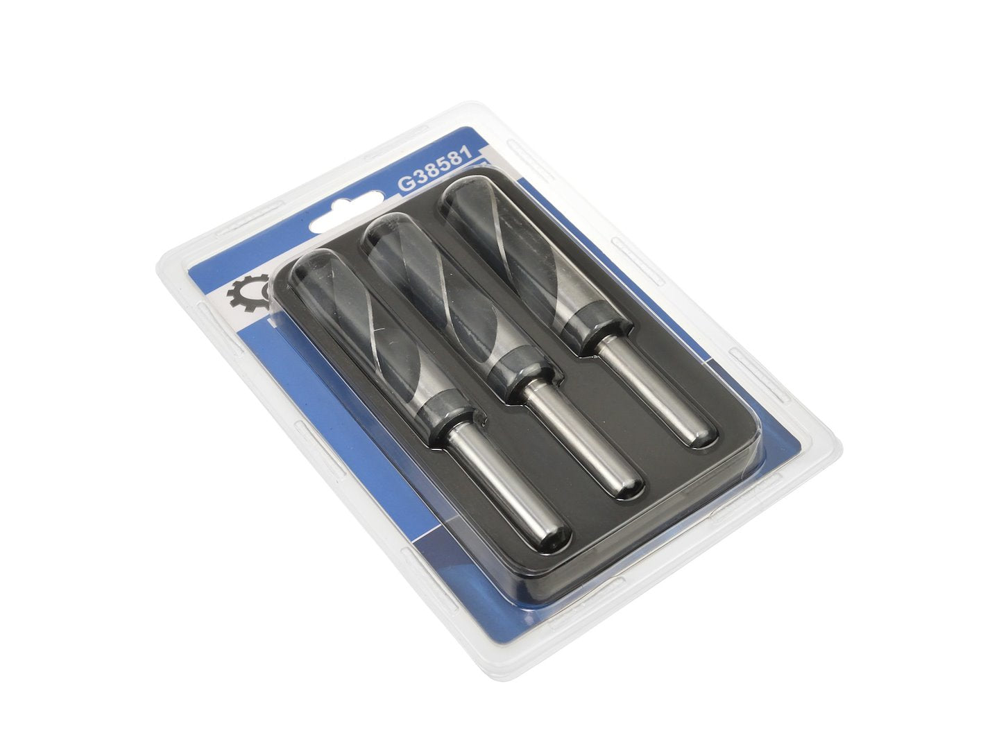 Set di 3 punte trapano HSS 4241 per forare metallo, set punte trapano professionali, 22-25 mm - Geko