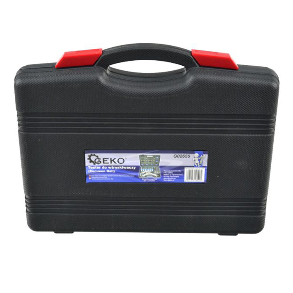 Kit di test per perdite diesel, con tester common rail, tester per perdite, flussometro per iniettori diesel a 6 cilindri, kit di test per iniezione del rail del motore, controllo portate di ritorno