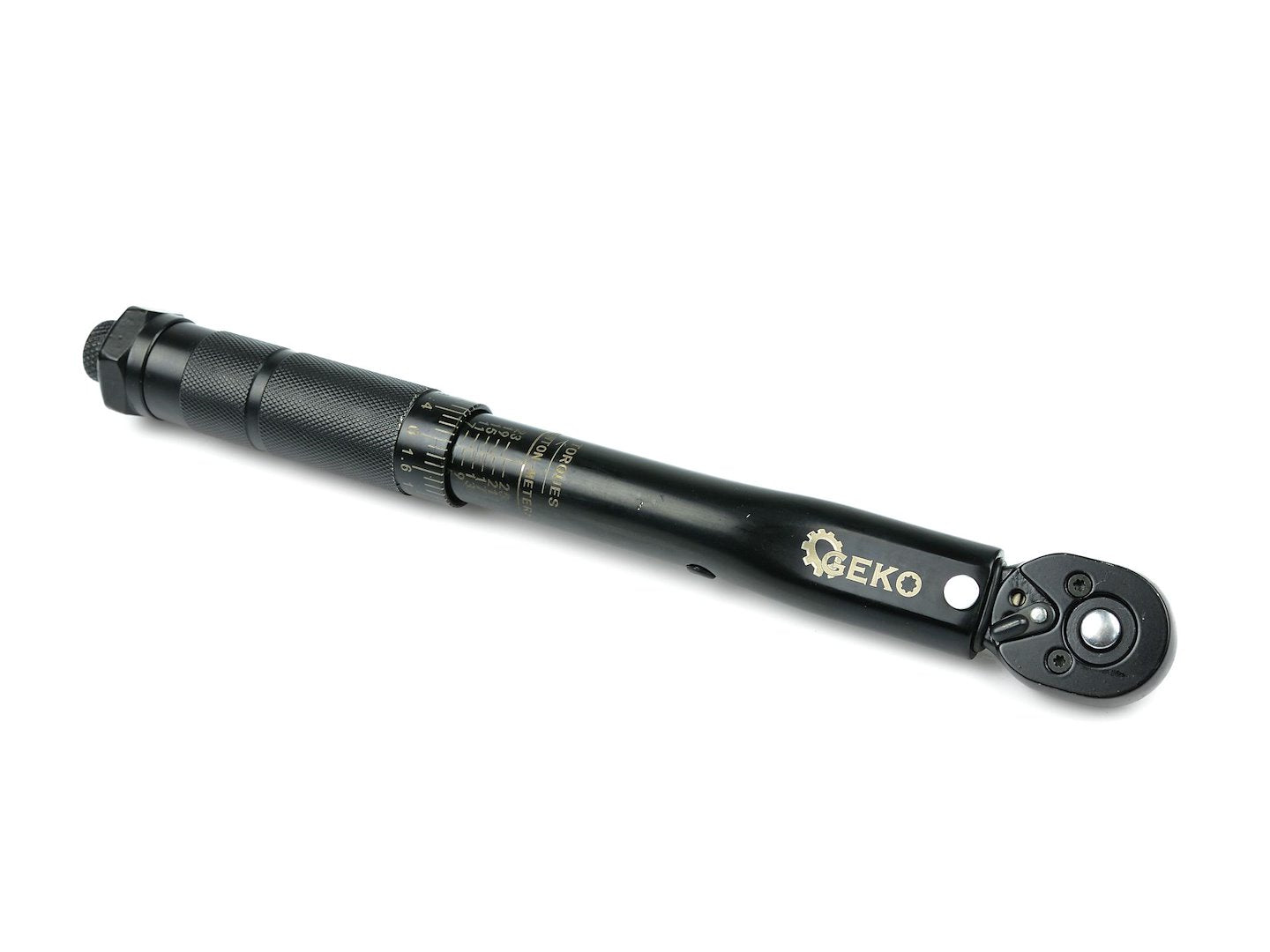 Chiave dinamometrica da 1/4" pollici, 5–25 Nm nera Geko