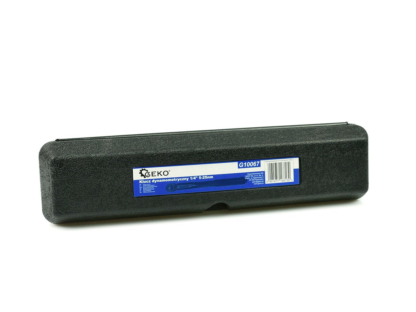 Chiave dinamometrica da 1/4" pollici, 5–25 Nm nera Geko