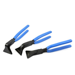 Set di 3 pinze piegate per lamiera, set di pinze piegatrici per lamiera, pinza piegatrice dritta, 180°/90°/45° - 60 mm Geko