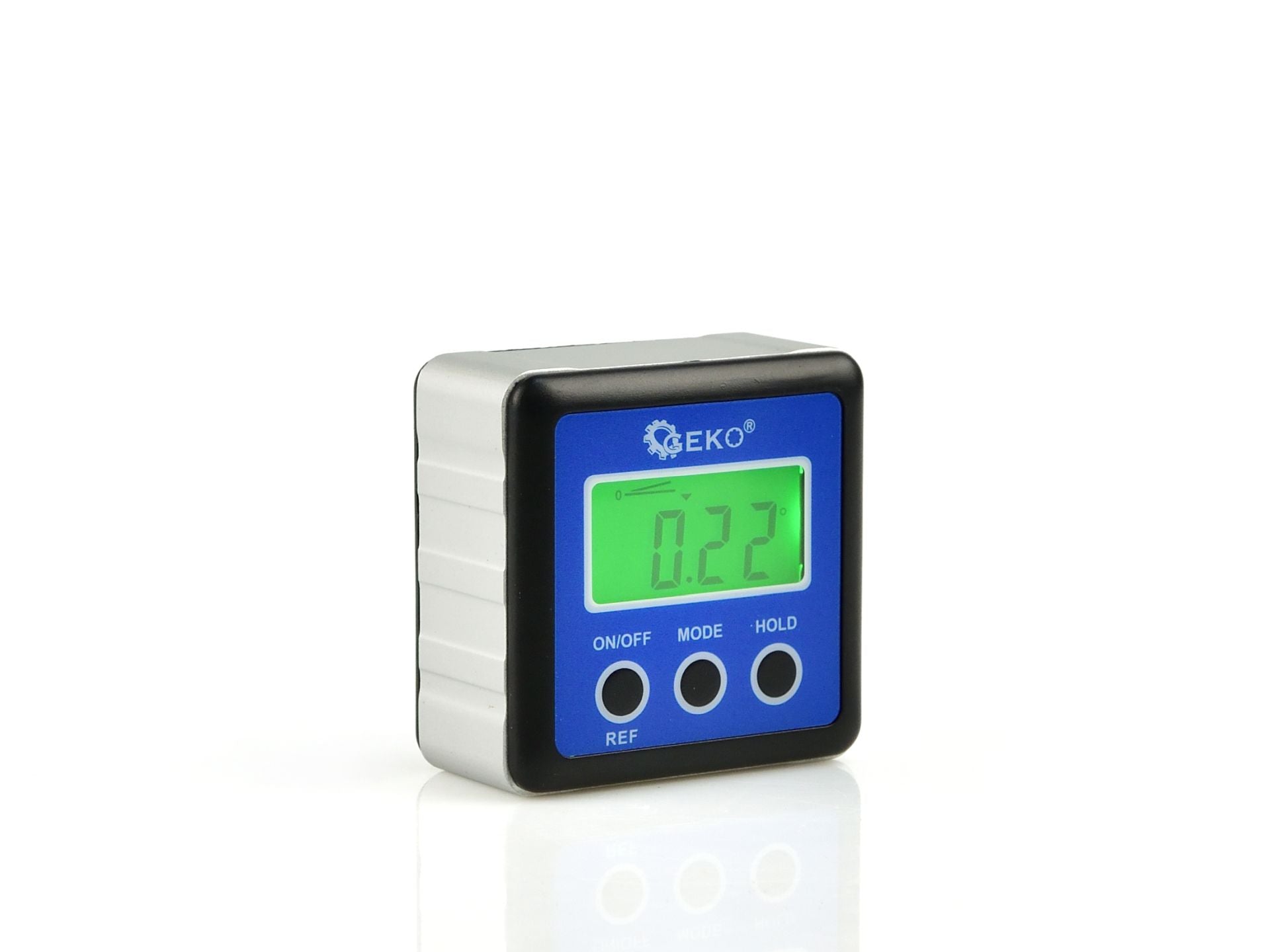 Livella digitale professionale magnetica, inclinometro con display LED, compatta per falegname, goniometro digitale - telemetro laser - inclinometro digitale - per auto, carpenteria, edilizia e muratura, Geko