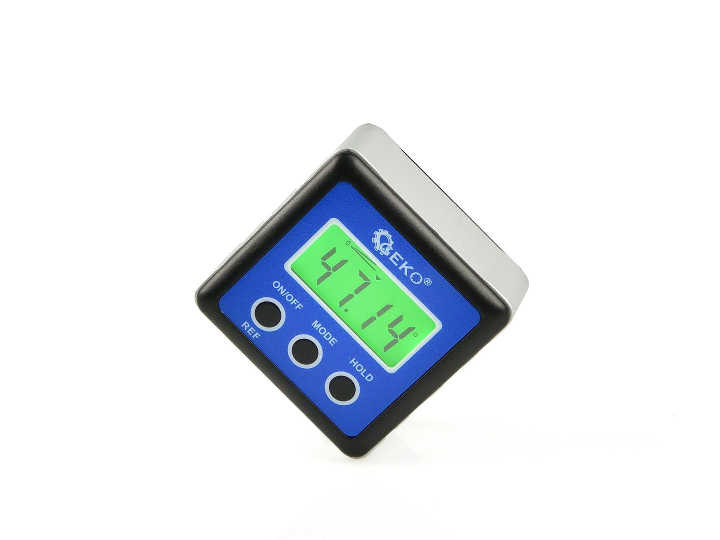 Livella digitale professionale magnetica, inclinometro con display LED, compatta per falegname, goniometro digitale - telemetro laser - inclinometro digitale - per auto, carpenteria, edilizia e muratura, Geko