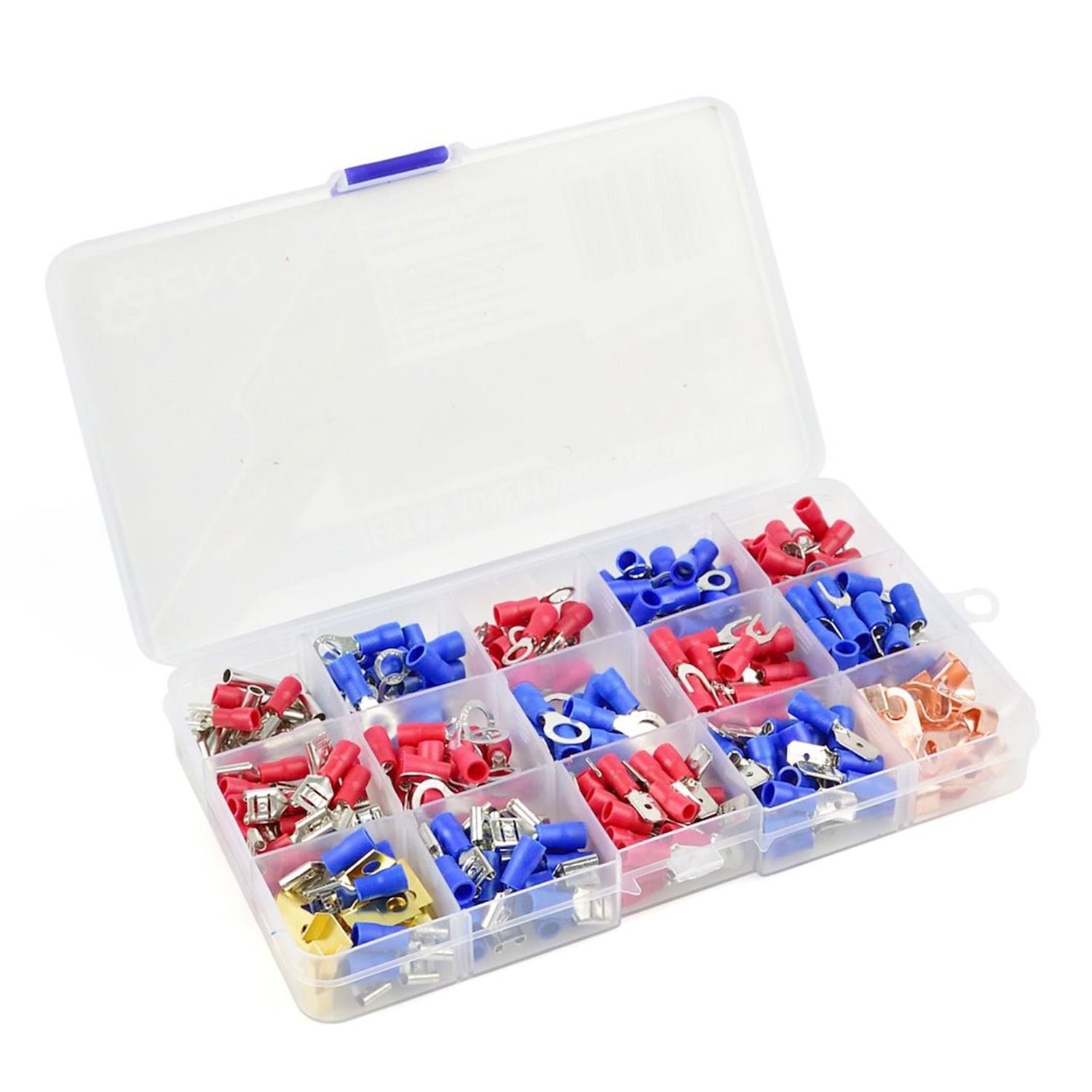 300 pezzi capicorda elettrici, connettori elettrici terminali assortiti kit, capicorda a crimpare, forcella, occhiello anello isolati capicorda crimpatrice crimp capocorda set, Geko
