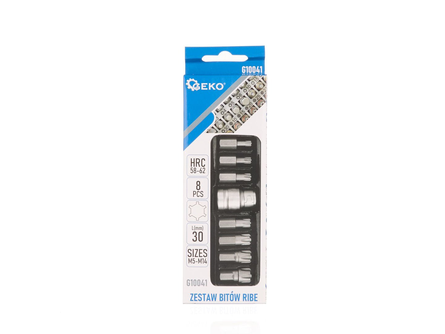 Set di chiavi a bussola Ribe M5-M14 con adattatore - set di chiavi a bussola, 8 pezzi Geko