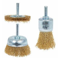 Spazzole trapano metalliche, set spazzole metalliche per trapano - spazzola a disco, tazza e cilindrica per rimozione ruggine, vernice, pulizia metallo e legno, spazzole/spazzola circolare abrasive per trapano