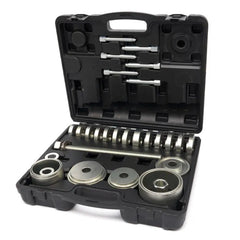 Set di attrezzi per cuscinetti ruota, strumento estrattore di mozzi ruota, cuscinetti sferici, utensili per unità cuscinetto mozzo, kit di smontaggio per VW per Audi, Opel, Fiat, BMW, Ford, 31 pezzi Hbm