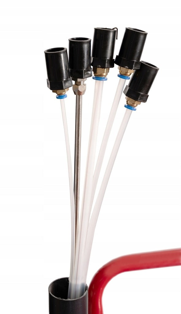 Aspiratore olio esausto 80 litri recuperatore per cambio olio motore, con kit 4 sonde per aspirazione