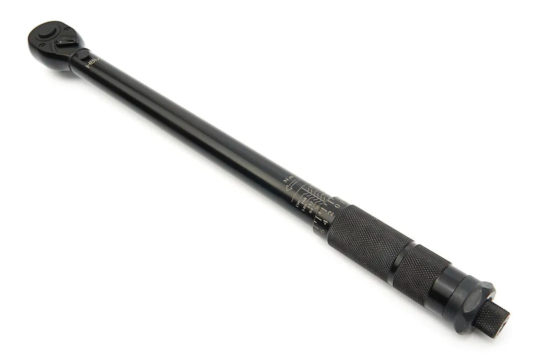 Set chiave dinamometrica 1/2", 5 pezzi, 28-210 Nm, bussole a impatto 1/2" 17 19 21mm, e prolunga HBM Machines Olanda