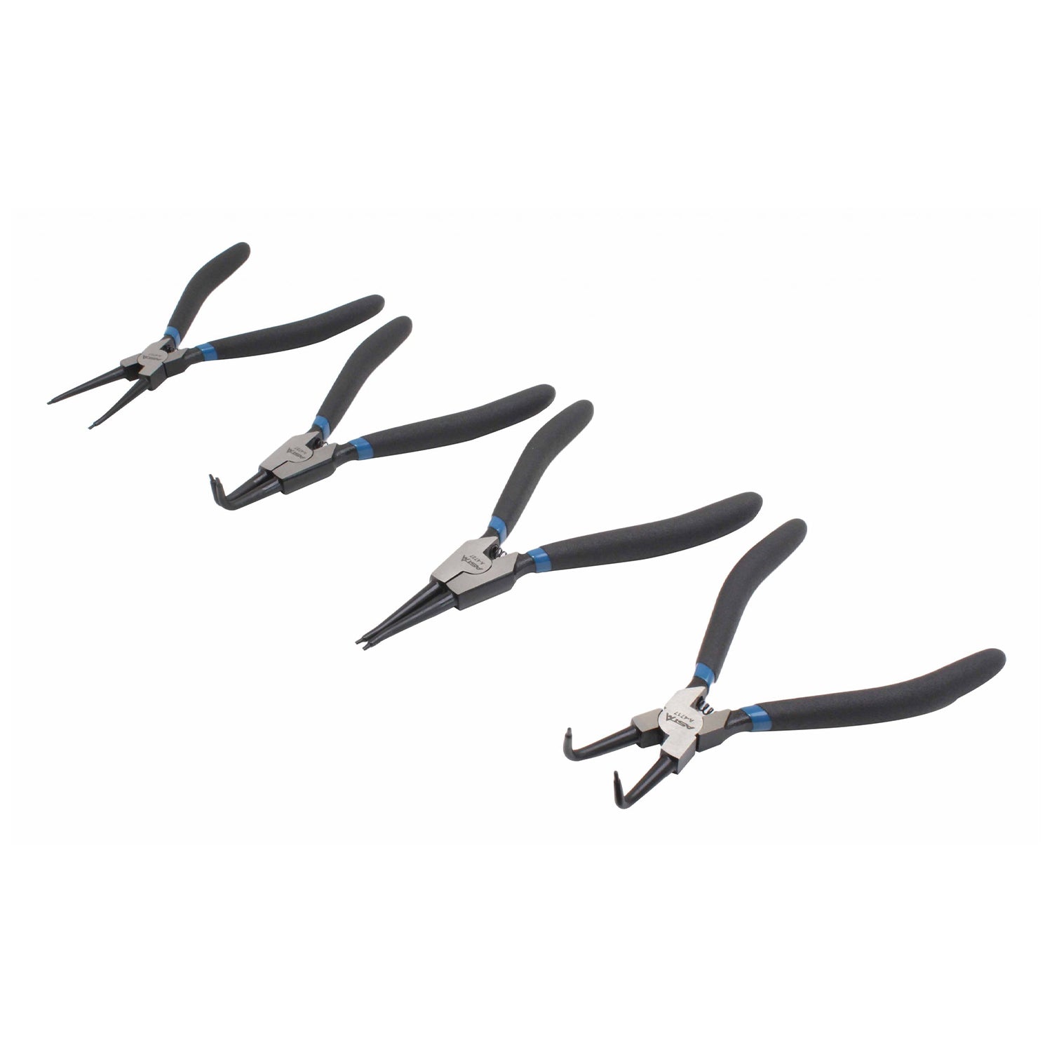 Serie di pinze per anelli Seeger, set di pinze per anelli di sicurezza, pinza per seeger, Asta