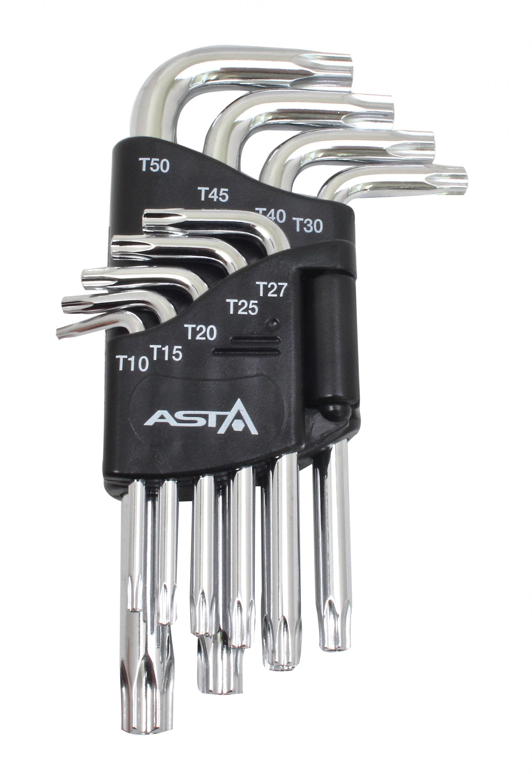 Set chiavi Torx 9 pezzi T10-T50 con foro, forma L, ideale per gli appassionati e professionisti del fai-da-te, serie di chiavi ad angolo lunghe, Asta Poland