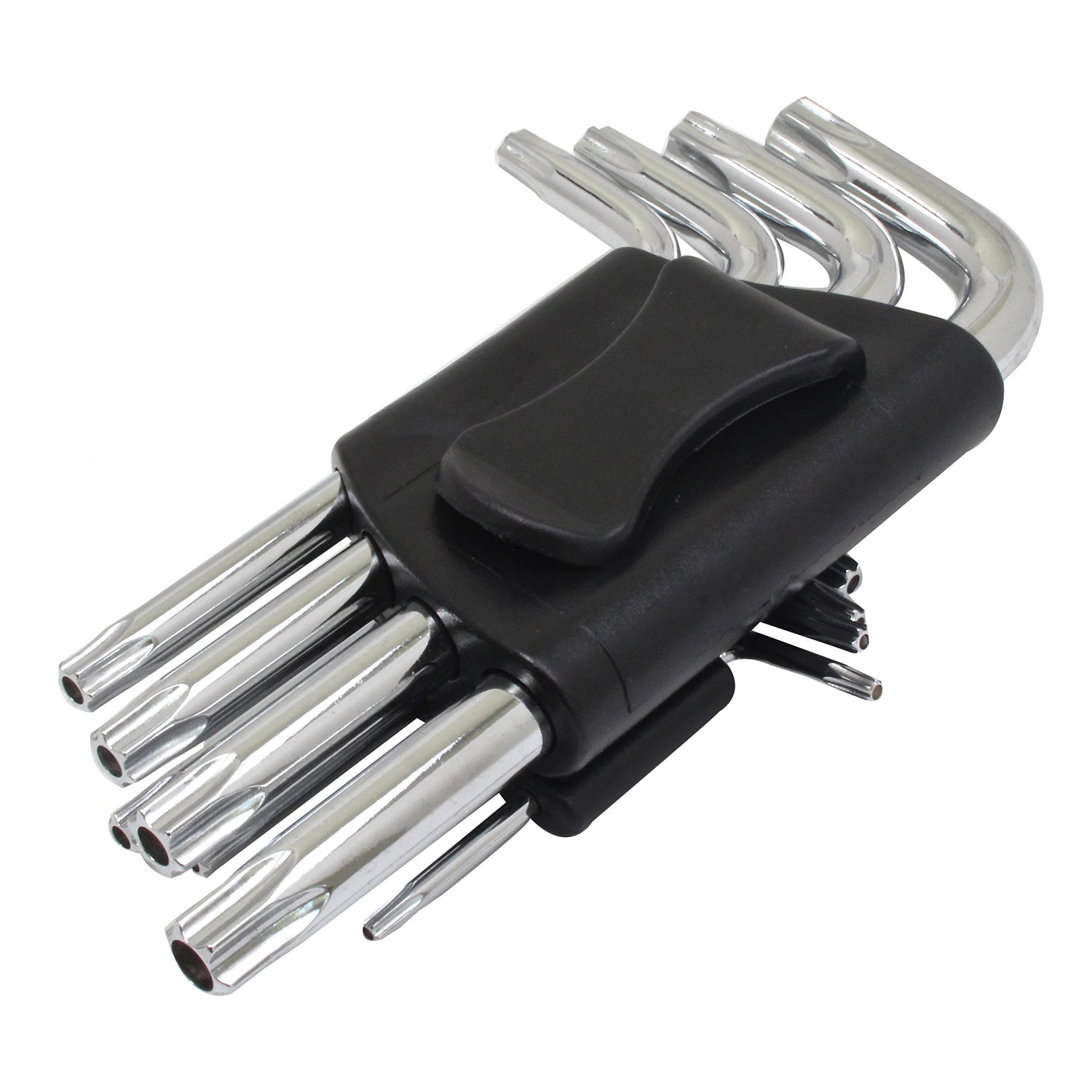 Set chiavi Torx 9 pezzi T10-T50 con foro, forma L, ideale per gli appassionati e professionisti del fai-da-te, serie di chiavi ad angolo lunghe, Asta Poland