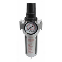 Filtro aria con regolatore di pressione del separatore d'acqua, regolatore del compressore d'aria con valvola di riduzione della pressione e manometro, accessorio per utensili pneumatici, 1/2 Satra
