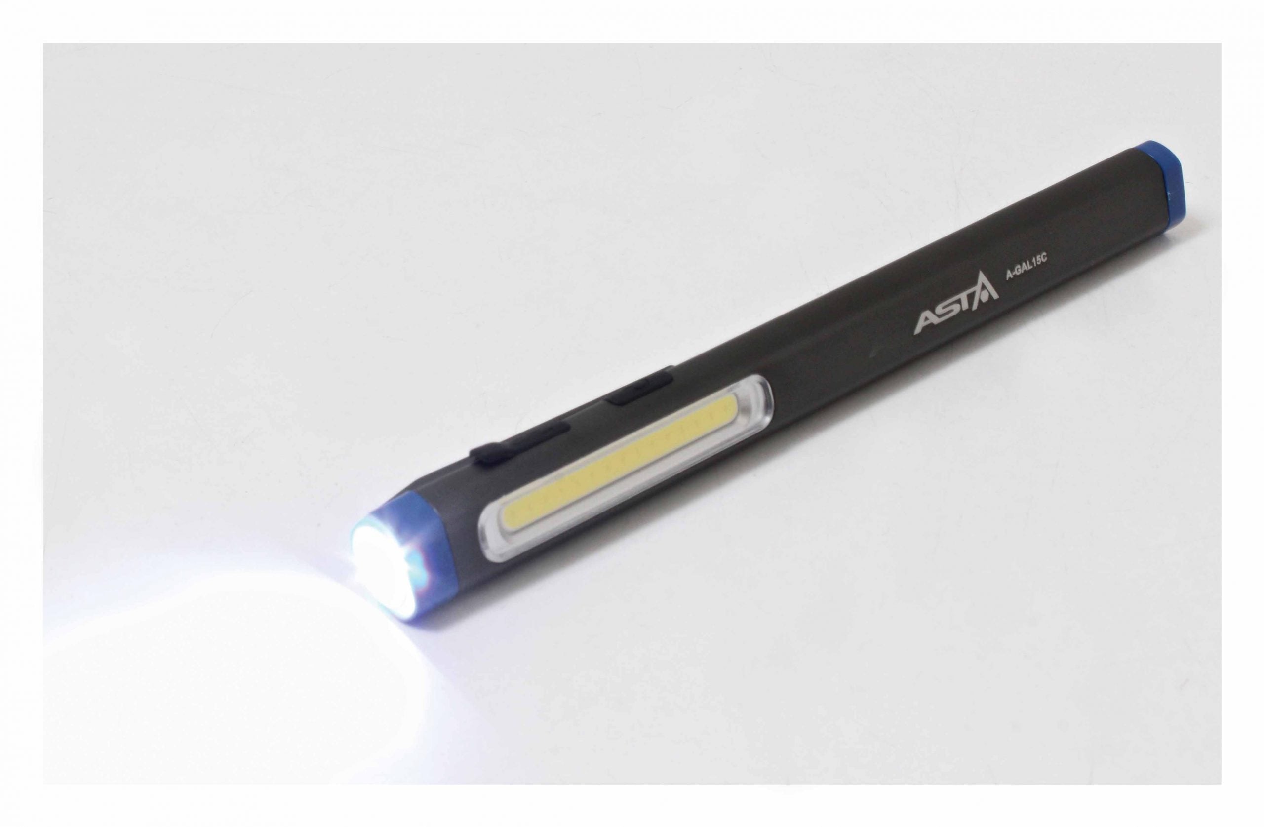 Torcia a penna LED COB, penlight piccola e compatta lampada da officina con potenza luminosa, dimmerabile, con magnete per il fissaggio