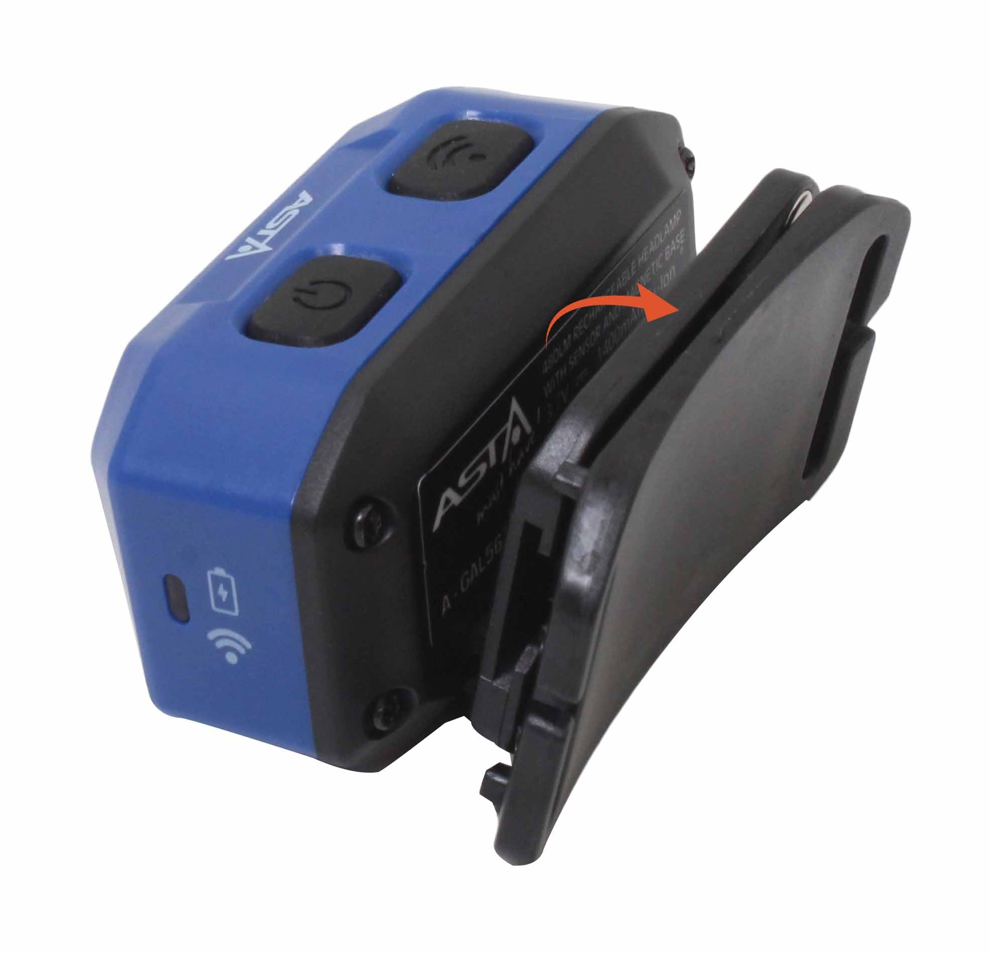 Torcia lampada frontale con batteria a LED COB ,480 lumen