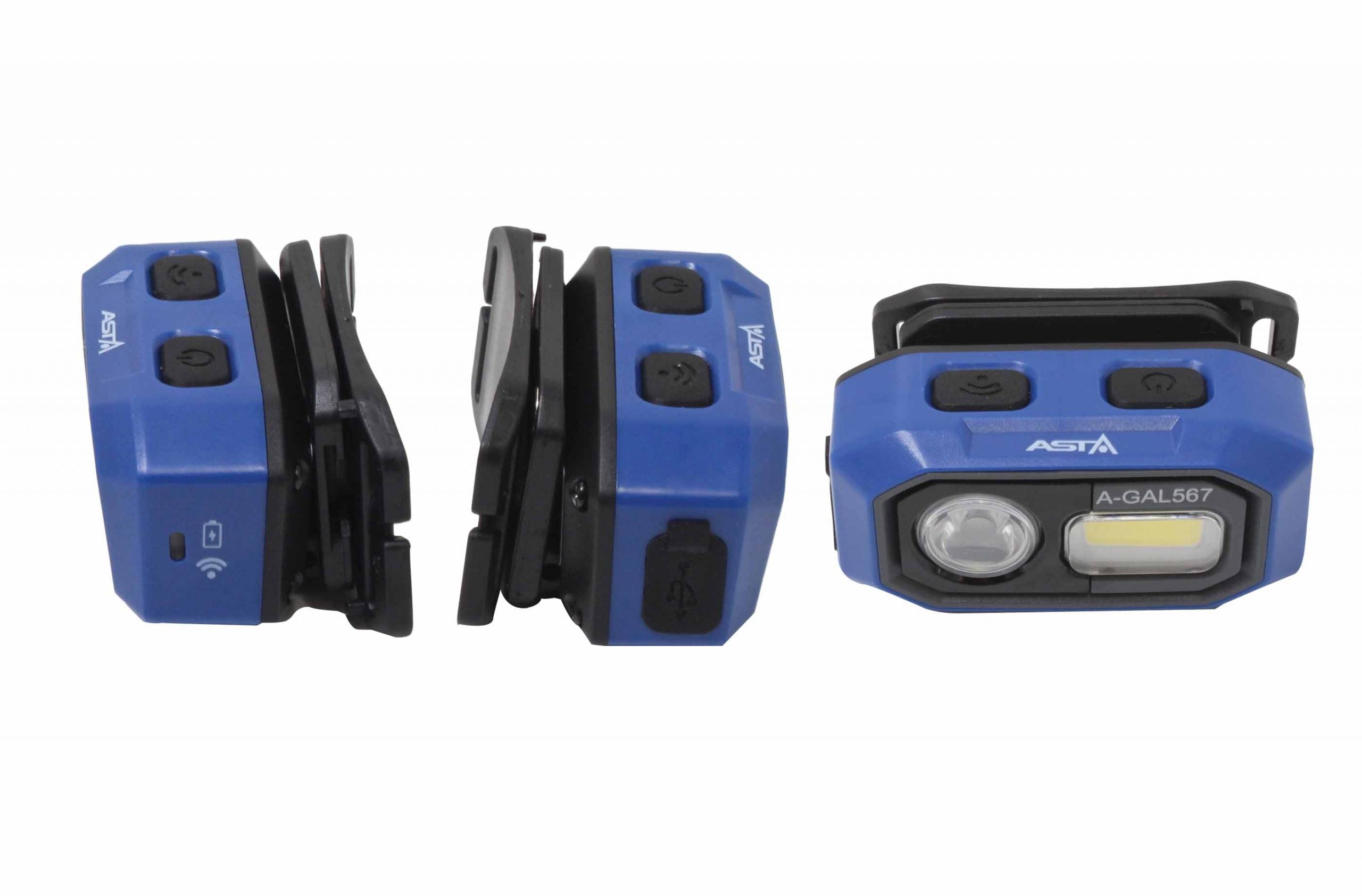 Torcia lampada frontale con batteria a LED COB ,480 lumen