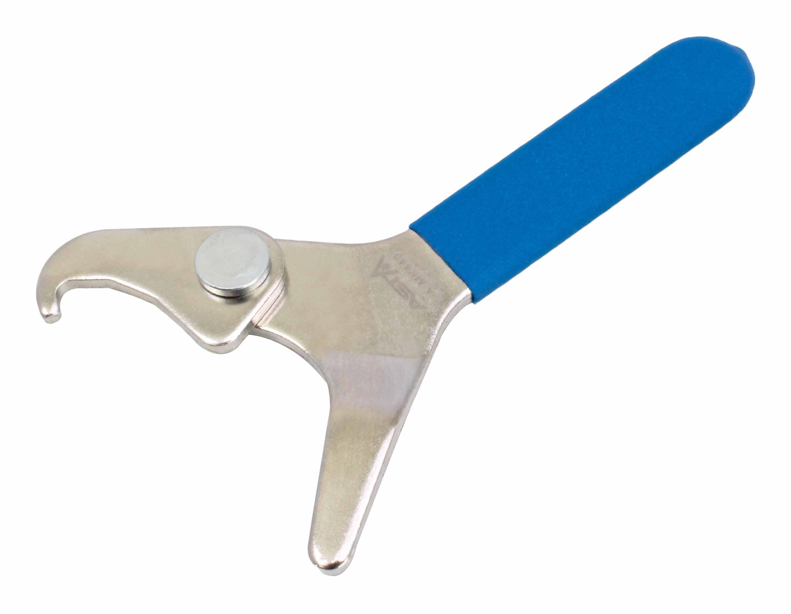 Chiave universale per la regolazione degli ammortizzatori per moto, chiave inglese 1 pz, mascella-ganascia uncinata regolabile 35–75 mm