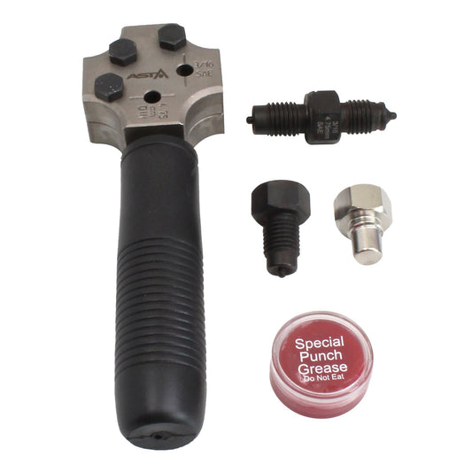Pressa cartellatrice,svasatore,strumento per la svasatura tubi e condotte freni ,atrtezzo cartellatura tubi freno 3/16" 4,75 mm