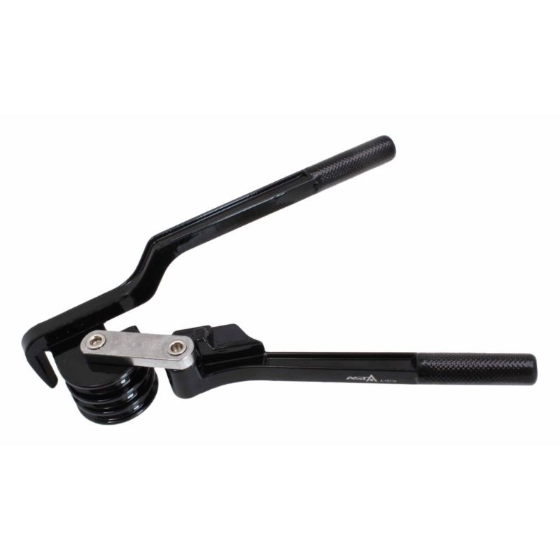 Curvatubi manuale per tubi in rame, ottone, alluminio e acciaio dolce, strumento piegatubi 6 mm / 8 mm / 10 mm 180°, per impianti a gas, petroliferi e idraulici, sistema frenante, aria condizionata e altro