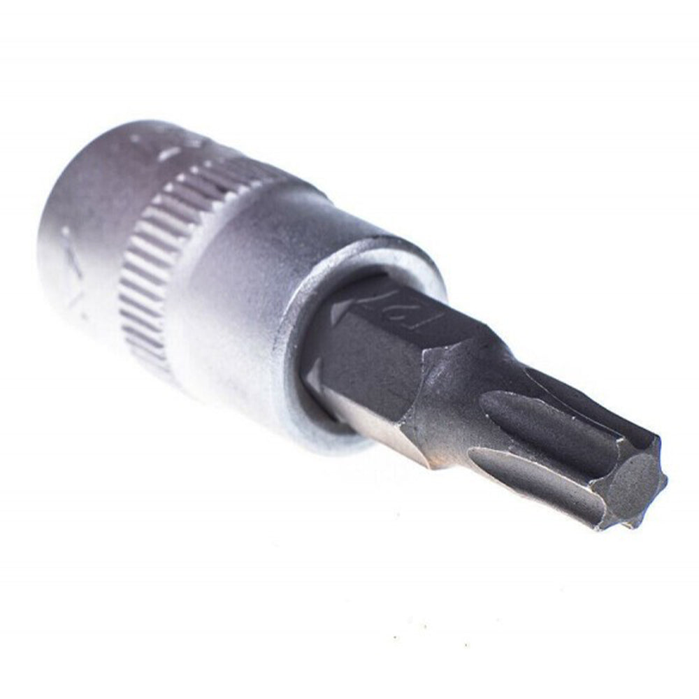 Bussola-presa attacco quadro 1/4" pollici con inserto-punta per viti a impronta Torx T27