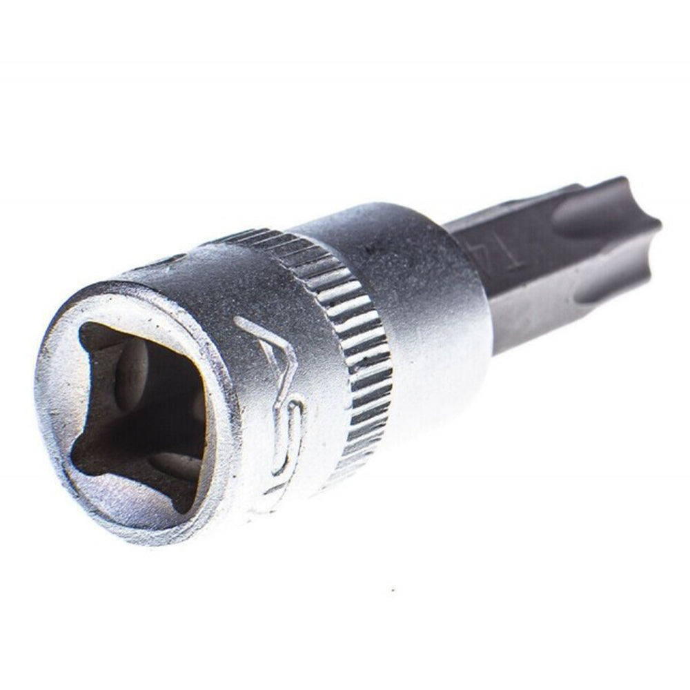 Bussola-presa attacco quadro 1/4" pollici con inserto-punta per viti a impronta Torx T40