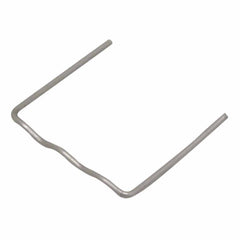 Set 100 graffette caldo, graffette ondulate saldatura, auto paraurti plastica saldatura riparazione cucitrice a caldo, angolo piatto graffette 0.6 mm, in acciaio inox, per saldatura plastica