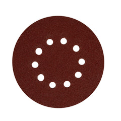 Dischi abrasivi professionali, 10 pezzi, 10 fori, ø 215 mm, grana P80, per levigatrici, fogli abrasivi, carta abrasiva, tamponi abrasivi, set di dischi abrasivi